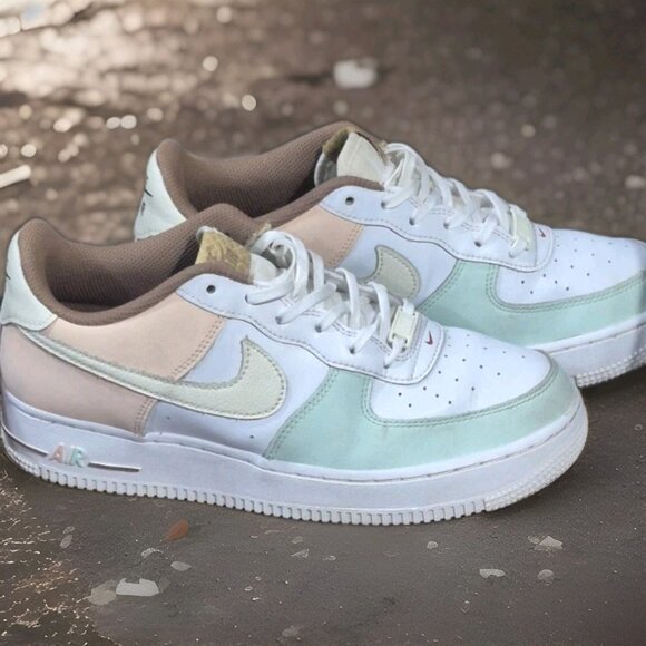 Nike Air Force 1 Low LV8 Ice Cream GS Sneakers Shoes Size 7Y / Women’s  8.5 - Picture 4 of 8